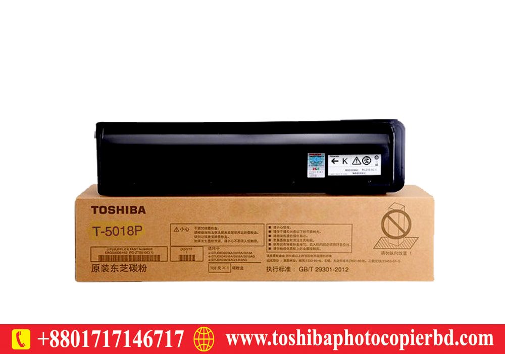 Toshiba T-5018P Original & Genuine Black Toner Cartridge