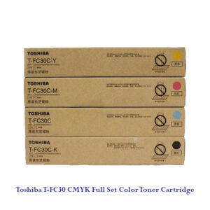 Product Description: Upgrade your Toshiba e-Studio copier with the T-FC30C-K/C/M/Y toner cartridge. This genuine Toshiba toner is designed for use with e-Studio 2050C, 2550C, 2051C, and 2551C models and delivers high-quality prints with precision and consistency.
