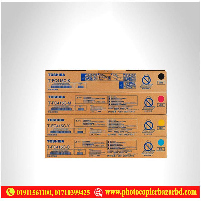 Toshiba e-studio 2010AC Original Color Toner T-FC415C-K/C/M/Y