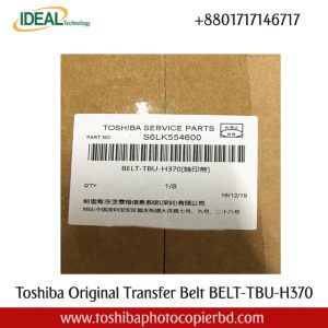 Toshiba Transfer Belt BELT-TBU-H370: Price and Availability in Bangladesh In the world of technology, Toshiba has always been a trusted name. When it comes to Toshiba Transfer Belt BELT-TBU-H370, consumers are always looking for the best price and availability in Bangladesh. Let's delve into the details of this product and where you can find it in the local market. What is Toshiba Transfer Belt BELT-TBU-H370? The Toshiba Transfer Belt BELT-TBU-H370 is a crucial component in printers, ensuring smooth and consistent transfer of toner onto the paper. It is designed to work seamlessly with Toshiba printers, providing high-quality prints and efficient performance. Price of Toshiba Transfer Belt BELT-TBU-H370 in Bangladesh When it comes to purchasing Toshiba Transfer Belt BELT-TBU-H370 in Bangladesh, the price may vary depending on where you buy it. It is always recommended to do a thorough price comparison before making a purchase. Here is a rough estimate of the price range you can expect in the local market: Authorized Toshiba Dealers: $100 - $150 Online Retailers: $80 - $120 Local Electronics Stores: $120 - $160 It is essential to purchase from authorized dealers to ensure the authenticity of the product and avail any warranty or after-sales services. Where to Buy Toshiba Transfer Belt BELT-TBU-H370 in Bangladesh? Now that you know the price range, the next step is to find a reliable source to purchase Toshiba Transfer Belt BELT-TBU-H370 in Bangladesh. Here are some options to consider: Authorized Toshiba Dealers: Authorized dealers are the best place to purchase genuine Toshiba products. They offer warranty coverage and expertise in dealing with Toshiba products. Online Retailers: Online platforms like Amazon or Alibaba may offer competitive prices and the convenience of doorstep delivery. However, make sure to check the seller's reviews and ratings before making a purchase. Local Electronics Stores: Local electronics stores in Bangladesh also stock Toshiba products. You can visit these stores to check the availability and price of Toshiba Transfer Belt BELT-TBU-H370. Conclusion In conclusion, purchasing Toshiba Transfer Belt BELT-TBU-H370 in Bangladesh requires careful consideration of price, authenticity, and reliability of the seller. By exploring authorized dealers, online retailers, and local stores, you can find the best deal for your printing needs. Remember to compare prices, check product authenticity, and read reviews before making a purchase. Meta Description (Max. 155 characters): Looking for the best price of Toshiba Transfer Belt BELT-TBU-H370 in Bangladesh? Explore authorized dealers, online retailers, and local stores for a reliable purchase.
