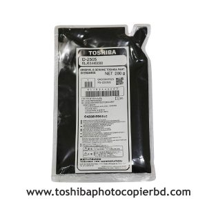 Toshiba D-2505 is a black developer ink for e-studio 2006; 2303A; 2303AM; 2803A; 2523A; 2523AD; 2323AM; 2007; 2306; 2505F; 2505H; 2507; 2802AF; 2802AM; 2809A, 2829A, 2323AMW, 2323AMS and 2823AMW Photocopiers. It aids in better printing and reduces the cost of copying for your copier. The dimensions of D-2505 black developer ink are 9.4 x 5.7 x 0.9 inches and the net weight is 200g. The Toshiba D-2505 developer has no warranty.