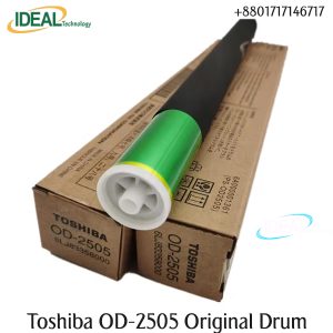 Buy OD-2505 Photocopier OPC Drum Best Price in Bangladesh. The original & genuine Toshiba OD-2505 Drum weights 80gm and an estimated yield at ± 80,000 Pages @ 5% average coverage with can be used in Toshiba e-Studio 2303A, 2309A, 2303AM, 2803A, 2523A, 2523AD, 2323AM, 2505F, 2505H, 2802AF, 2802AM, 2809A, 2006, 2306, 2307, 2007, 2506, 2507, 2323AMW, 2823AMW, 2323AMS Photocopiers machines.