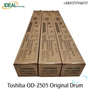 Buy OD-2505 Photocopier OPC Drum Best Price in Bangladesh. The original & genuine Toshiba OD-2505 Drum weights 80gm and an estimated yield at ± 80,000 Pages @ 5% average coverage with can be used in Toshiba e-Studio 2303A, 2309A, 2303AM, 2803A, 2523A, 2523AD, 2323AM, 2505F, 2505H, 2802AF, 2802AM, 2809A, 2006, 2306, 2307, 2007, 2506, 2507, 2323AMW, 2823AMW, 2323AMS Photocopiers machines.