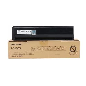 Toshiba T-3008C Genuine Black Copier toner Cartridge also Supported the following models Toshiba e-Studio 2508A/3008A/3508A/4508A/5008A photocopiers. This toner cartridge features laser printing technology, high-quality prints, and copy, 700gm Weight & Copy Yield ±36000 Pages @ 5% average coverage.