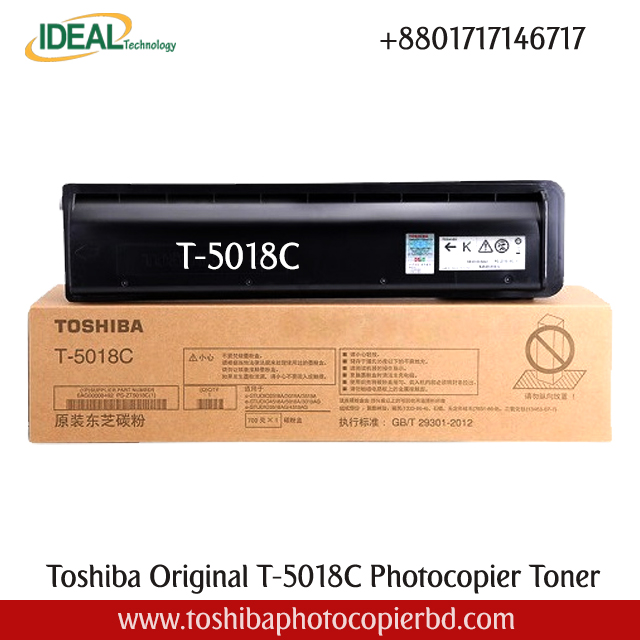 Toshiba T-5018C Original Black Toner Cartridge - Image 5