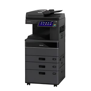 Buy Toshiba e-Studio 4528A MFP Basic Monochrome Copier Machine Price in Bangladesh The Toshiba e-Studio 4528A Basic A3 Black and White Photocopier or Monochrome Multi Function( Copy/ Print/Scan) MFP has efficient ideal Copier for small and medium work-group Clients, This MFP has 20 seconds warm-up time, 3.6 seconds first copy-out, 45 cpm Copy/Print speed, Standard Automatic Duplex Unit for Duplex Printing, 1200 standard Sheets Paper, 10.1 inch color WSVGA Touch Screen Tilting Display, Intel Atom 1.33 GHz CPU, 4GB memory, SSD 128GB (Optional 320 GB HDD) self-encrypting Drive. Toshiba has Developed Customizable MFPs to make your job easier. Intuitive and smartly Integrated, our Products Simplify Complex Tasks and give you control while providing the reliability Toshiba is known for. Advanced Toshiba e-BRIDGE Next controller technology combined with an impressive resolution of up to 1,200 x 1,200 dpi, 223.000 Monochrome. sheets monthly duty cycle,Time-saving, high-speed, large-capacity 300-sheet Dual Scan Document Feeder - DSDF (Optional) & Also there Others Optional Items has RADF, DSDF, Finisher, LCF etc.