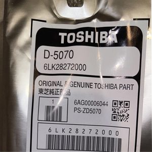 Buy Toshiba D-5070 Original Black Developer 6LK28272000 Best Price in Bangladesh Toshiba D-30208 Original Black Developer is formulated with ease to ensure your Toshiba laser printer produces the highest quality output. The developer is an excellent choice for Toshiba e-Studio 257,307,357, 457, 507, 2508A, 3008A, 3508A, 4508A, 5008A, 2518A, 3018A, 3518A, 4518A, 5018A, 2618A, 3118A, 3618A, 4618A, 5118A, 2528A, 3028A, 3528A, 4528A Series Photocopier developers. It has a copy life of over 100000+ pages and a total weight of 500gm. It does not have any warranty.