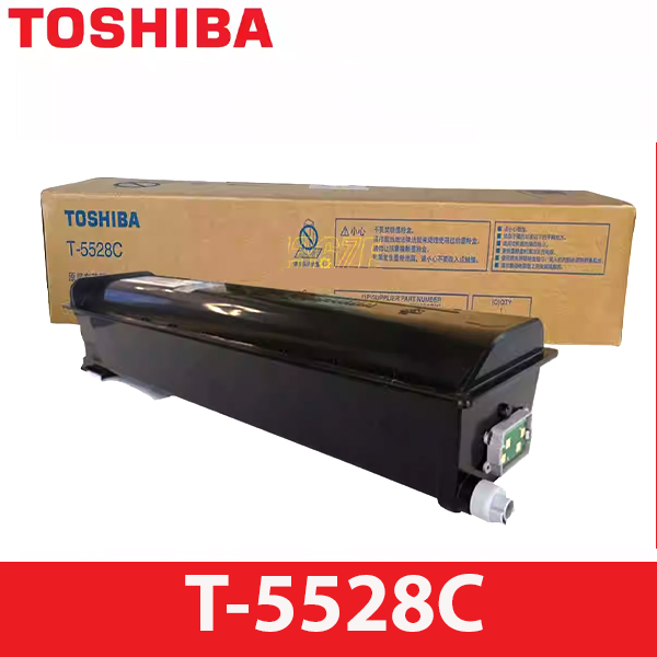 Brand: TOSHIBA Model: T-5528C Colour Type: Black Print Technology: Monochrome Laser Printing Yield (Approx): ± 35,000 Pages Compatible: e-Studio 5528A; e-Studio 6528A Weight: 700gm