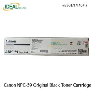 Canon NPG-59 Toner For Canon Photocopier (Black) The Canon NPG-59 Toner For is made for Canon Photocopiers. This toner is supported by the ImageRunner IR-2002/2002N/2202N. You will be able to print or copy out a total of 10,000 pages. The dimension of the toner is 50.8 x 10.2 x 10.2 cm with a weight of 486gm. You can be confident that the Canon device will produce consistently high-quality results.