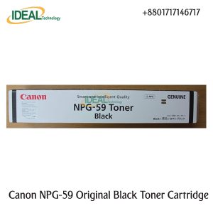 Canon NPG-59 Toner For Canon Photocopier (Black) The Canon NPG-59 Toner For is made for Canon Photocopiers. This toner is supported by the ImageRunner IR-2002/2002N/2202N. You will be able to print or copy out a total of 10,000 pages. The dimension of the toner is 50.8 x 10.2 x 10.2 cm with a weight of 486gm. You can be confident that the Canon device will produce consistently high-quality results.