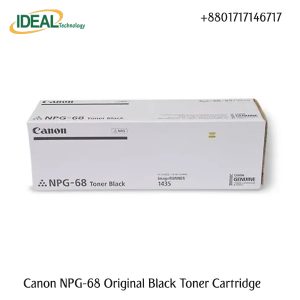 Canon NPG-68 Toner For Photocopier (Black) The Canon NPG-68 Black Toner is made for Canon Photocopiers. This toner is supported by the ImageRunner 1435i, ImageRunner 1435iF, ImageRunner iR1435P. You will be able to print or copy out a total of 17,600 pages. You can be confident that the Canon device will produce consistently high-quality results. What is The Canon NPG-68 For Photocopier (Black) Price in Bangladesh? Creatus Computer offers you Canon NPG-68 For Photocopier (Black) with the best price in Bangladesh. The latest price of Canon NPG-68 For Photocopier (Black) in Banglades