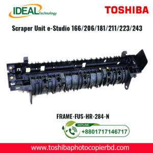 Toshiba FRAME-FUS-HR-280 Scraper Unit for e-Studio Copiers Are you looking for a reliable and efficient scraper unit for your Toshiba e-Studio copiers? Look no further! The Toshiba FRAME-FUS-HR-280 Scraper Unit is the perfect solution for your printing needs. In this article, we will discuss the key features, benefits, and installation process of this high-quality scraper unit. Key Features The Toshiba FRAME-FUS-HR-280 Scraper Unit is specifically designed for e-Studio 166, 206, 163, 165, 181, 211, 223, and 243 copiers. Here are some of its key features: Compatibility: This scraper unit is compatible with a wide range of Toshiba e-Studio copiers, making it a versatile and cost-effective solution. Efficiency: The FRAME-FUS-HR-280 is designed to efficiently remove excess toner and debris from the copier's drum surface, ensuring crisp and clean prints every time. Durability: Made from high-quality materials, this scraper unit is built to last, providing long-lasting performance and reliability. Easy Installation: With simple and straightforward installation instructions, you can easily replace your old scraper unit with the Toshiba FRAME-FUS-HR-280 in no time. Benefits There are several benefits to using the Toshiba FRAME-FUS-HR-280 Scraper Unit for your e-Studio copiers: Improved Print Quality: By effectively removing toner buildup and debris, this scraper unit helps maintain optimal print quality. Extended Printer Life: Regularly replacing the scraper unit can help prolong the life of your copier and prevent costly repairs. Cost Savings: Investing in a high-quality scraper unit can save you money in the long run by reducing maintenance and repair costs. Peace of Mind: With the Toshiba FRAME-FUS-HR-280, you can have peace of mind knowing that your copier is in good hands. Installation Process Installing the Toshiba FRAME-FUS-HR-280 Scraper Unit is a simple and straightforward process. Here's a step-by-step guide to help you replace your old unit: Turn off the copier and unplug it from the power source to ensure safety during the installation process. Open the front panel of the copier to access the old scraper unit. Remove the old unit by gently pulling it out from the copier. Insert the new FRAME-FUS-HR-280 scraper unit into the designated slot, making sure it is securely in place. Close the front panel of the copier and plug it back in. Turn on the copier and run a test print to ensure the new scraper unit is installed correctly. With the Toshiba FRAME-FUS-HR-280 Scraper Unit, you can enjoy hassle-free printing and consistent results with your e-Studio copiers. In conclusion, the Toshiba FRAME-FUS-HR-280 Scraper Unit is the perfect choice for maintaining the quality and performance of your Toshiba e-Studio copiers. With its compatibility, efficiency, durability, and ease of installation, this scraper unit offers a seamless printing experience.Upgrade your copier with the Toshiba FRAME-FUS-HR-280 Scraper Unit today and experience the difference it makes in your printing operations.