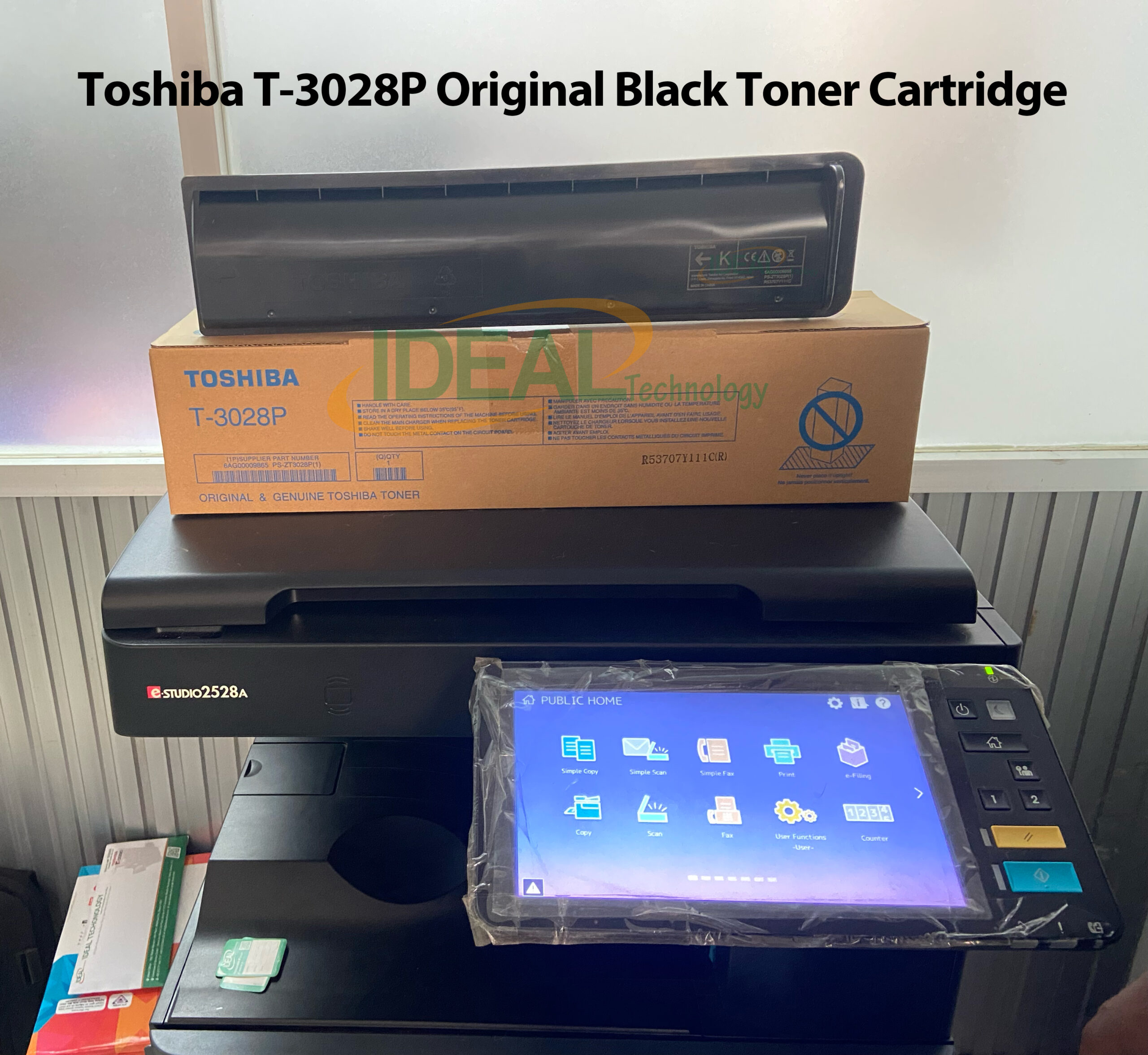 Toshiba T-3028P Original Black Toner Cartridge