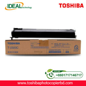 Brand: TOSHIBA Model: T-2323E Colour Type: Black Print Technology: Monochrome Laser Printing Yield (Approx) : ±15,000 Pages Compatible: 2523A; 2523AD; 2323AM; 2823AM; 2329A; 2829A Weight: 338 gm
