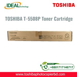 Brand Toshiba Model T-5508P Items Photocopier Toner Cartridge Supported Model Toshiba e-Studio 5508A/6508A/7508A/8508A Photocopiers Weight 1000 gm (±) Type Original & Genuine Toshiba Toner Cartridge Convert Possible Yes Additional Charge with Chip 5000 Taka Availability Call us (01717146717) Toshiba T-5508P Original Black Toner Price in Bangladesh In this article, we will explore the Toshiba T-5508P original black toner and its price in Bangladesh. Ideal Technology BD is your go-to destination for all your printing needs, offering high-quality products at competitive prices and support for Toshiba e-Studio 5508A/6508A/7508A/8508A Photocopiers. What is the price of Toshiba T-5508P Original Black Toner Cartridge in Bangladesh? The latest price of Toshiba T-5508P Original Black Toner Cartridge in Bangladesh is ৳ 28,500.00. You can buy the Toshiba T-5508P Original Black Toner Cartridge at the best price from Ideal Technology Toshiba Brand Shop, Bangladesh.