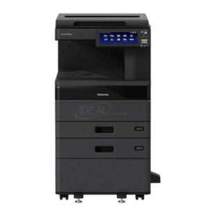 ### **Main Features of Toshiba e-STUDIO 2528A Copier** ✔ **Fast Copying Speed** – **25 pages per minute (PPM)** for efficient document processing. ✔ **High-Quality Printing** – **600 x 600 dpi resolution** for sharp and professional prints. ✔ **Quick First Copy Out Time** – Produces the first copy in **less than 4.3 seconds**. ✔ **Large Paper Capacity** – **Standard 1,200 sheets**, expandable up to **5,200 sheets**. ✔ **Automatic Duplex Printing** – Standard **double-sided printing** for cost savings. ✔ **10.1” Color Touch Screen** – Intuitive **WSVGA tilting display** for easy operation. ✔ **Multiple Copying Function** – Capable of making **up to 999 copies** in a single job. ✔ **Versatile Paper Handling** – Supports **A3, LD, and custom paper sizes** from **3.9” x 5.8” to LD**. ✔ **High Monthly Duty Cycle** – Handles up to **100,000 pages per month** for heavy-duty printing. ✔ **Powerful Performance** – Equipped with **4GB RAM** and **128GB SSD** for smooth operations. ✔ **Energy-Efficient** – **Fast warm-up time** (approx. **20 seconds**) for minimal downtime. ✔ **Reliable and Durable** – Built for **long-lasting performance** in business environments. ✔ **Flexible Paper Weights** – Supports paper from **16 lb Bond to 140 lb Index**. ✔ **Standard & Optional Paper Feeders** – Various drawer and cassette options for **customized paper handling**. ✔ **Low Power Consumption** – Maximum **1.8kW (120V)** for energy efficiency. This **high-performance Toshiba copier** is perfect for **businesses, offices, and enterprises** that require **efficient, high-volume printing, copying, and scanning** solutions. 🚀