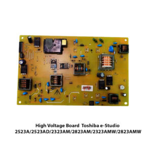 Brand : Toshiba Part Name : High Voltage Board Printing Capacity : Product Type : Original Made In : China Conditioned : Brand New Weight : Estimate 100 gm Supported Copiers : Toshiba e-Studio 2523A, 2523AD, 2323AM, 2823AM, 2329A, 2829A, 2323AMW, 2823AMW Series Photocopiers Warranty : No Warranty this item