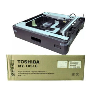 Sure! Here's a clean, professional **feature list** for the **Toshiba MY-1051C Paper Feed Unit**: --- ### **TOSHIBA MY-1051C Paper Feed Unit – Key Features** - ✅ **Brand:** TOSHIBA - ✅ **Model:** MY-1051C - ✅ **Design:** Simple, Smart & Stylish - ✅ **Type:** Extra Paper Feed Unit / Drawer - ✅ **Paper Capacity:** 550 Sheets (A3) - ✅ **Supported Paper Sizes:** A5R to A3 - ✅ **Paper Weight Range:** 64 – 80 g/m² - ✅ **Ideal For:** Expanding paper capacity in compatible Toshiba e-STUDIO multifunction printers - ✅ **Reliable Performance:** Perfect for high-volume office printing --- Let me know if you want this styled for an eCommerce product page or a printable brochure!
