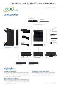 eStudio-2020AC Color Photocopier